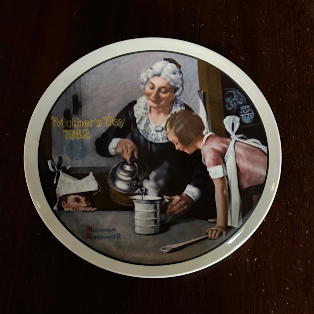 Knowles Norman Rockwell commemorative plate Plate number S607N EUC